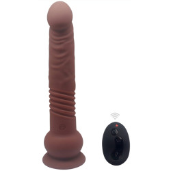 Generique Gode vibrant The Commander 19 x 3.7cm Marron